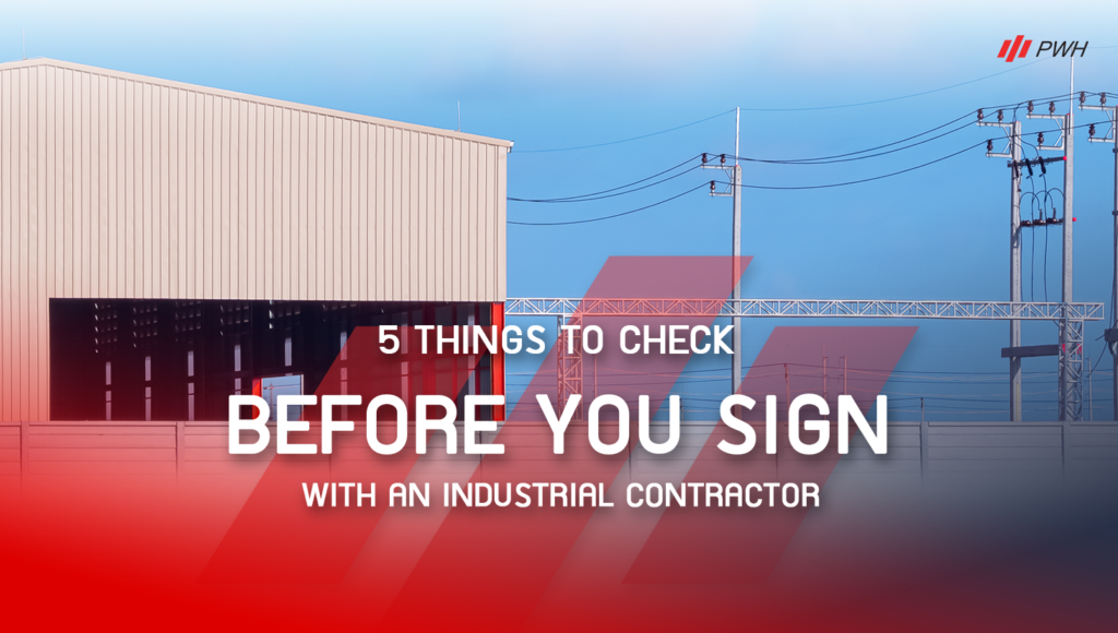 5 Things to Check With an Industrial Contractor