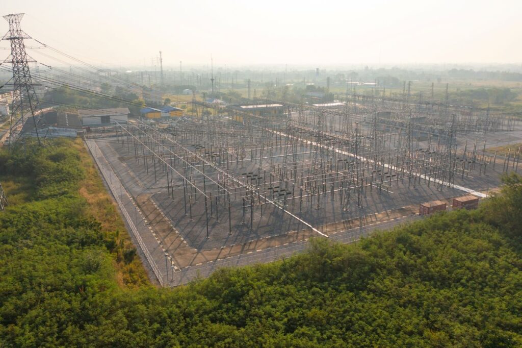สถานีไฟฟ้าย่อย_Substation_ในระบบ_Transmission-line_PWH